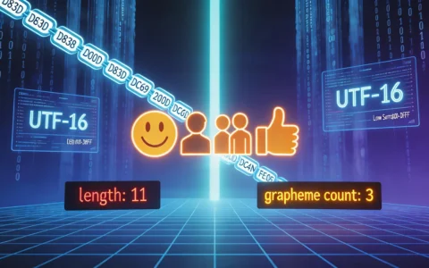 如何使用 JS 判断某个字符串长度（详解 Unicode 编码与字素簇切割方案）