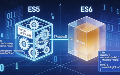 ES5 中的类和 ES6 中的 class 有什么区别（详解语法糖背后的底层实现与特性差异）