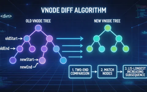Vue 中的 diff 算法是什么（详解 Vue2 与 Vue3 虚拟 DOM 比对策略）